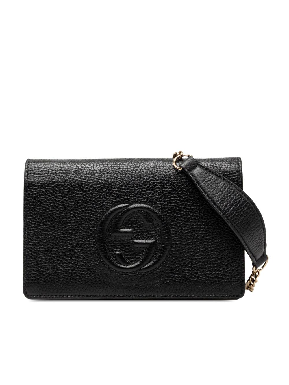 Gucci Soho Wallet On Chain Leather #341283G93B